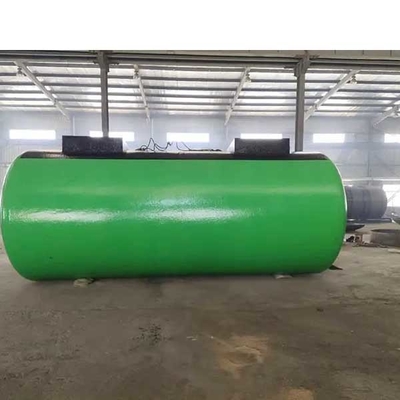 Fiberglass Steel Fuel Oil Storage Tank 30000-50000L Industrial Double Layer