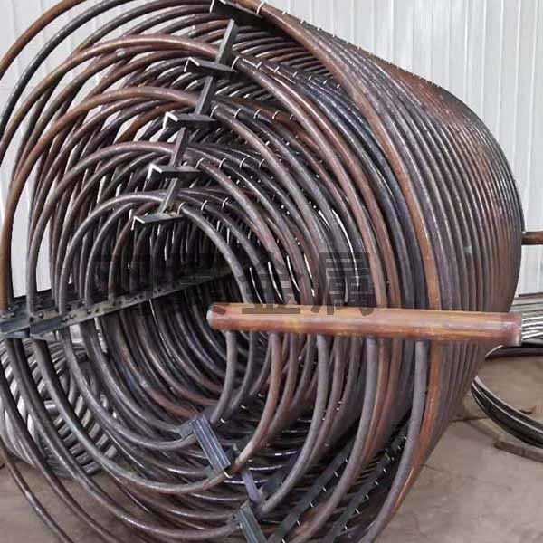 Copper Coil Tube Heat Exchanger Titanium Vertical Immersion Heat Exchanger