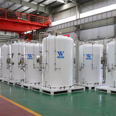 3 Cubic Meters Cryogenic Micro Bulk Tanks For Lo2 Ln2 Lar