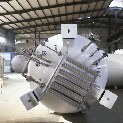 50m3 0.8Mpa Horizontal Cryogenic LNG Storage Tank for Chemical Industry