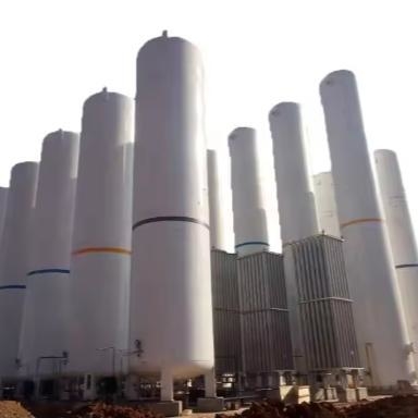 50-100 m³ Cryogenic Liquid Oxygen CO₂ Storage Tank 6058mm Length