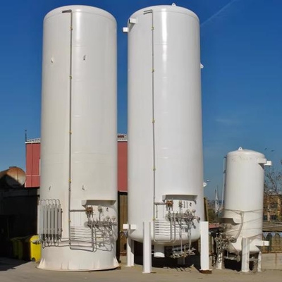 50000L Vertical Cryogenic Liquid Nitrogen Storage Tank 304/316 Stainless Steel