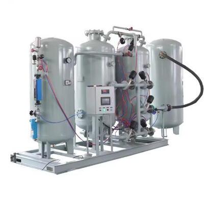 Industrial Nitrogen Production System PSA Nitrogen Generator with 1 ~100Nm3/h Capacity and Carbon Steel & Stainless Steel Construction