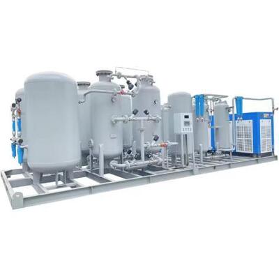 Industrial Nitrogen Production System PSA Nitrogen Generator with 1 ~100Nm3/h Capacity and Carbon Steel & Stainless Steel Construction