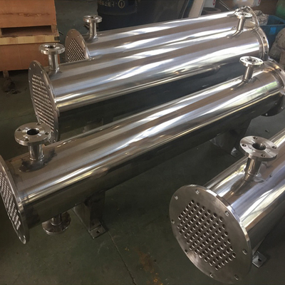 0.1-10m/S Double Tube Sheet Heat Exchanger Carbon Steel Condenser And Evaporator