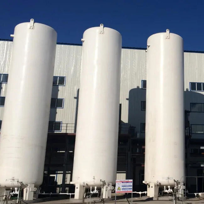 150m3 Vacuum Cryogenic Storage Tank Vertical Double Layer , 2m3 Liquid Nitrogen Holding Tank