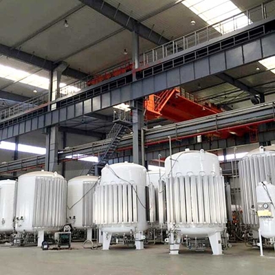 16bar Micro Bulk Tanks Nitrogen 5000 Liters High Vacuum Bulk CO2 Storage Tank