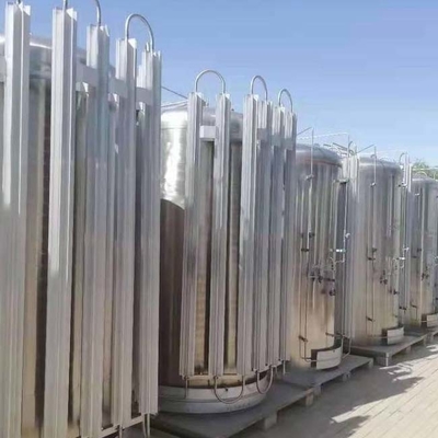 Vacuum Micro Bulk Co2 Tanks 3m3 Double Layer Mobile Cryogenic