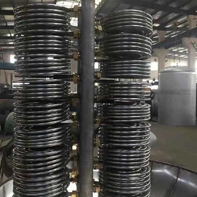 Copper Steel Finned Coil Heat Exchanger 200v 1.6MPa