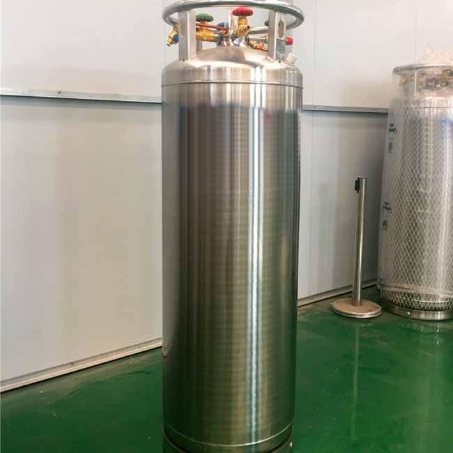 164500L Liquid Nitrogen Tank Pressure Building Dewar 210 Liter