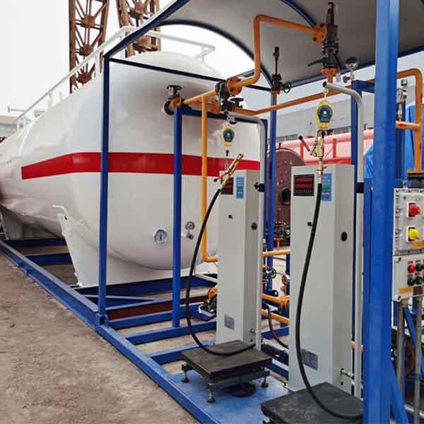 20000 Liter Auto LPG Gas Filling Station 1.77Mpa 5m3