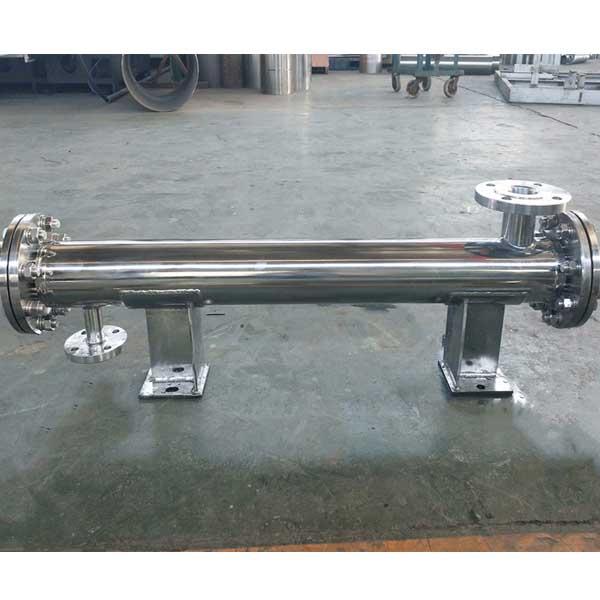 Stainless Steel SS316L Double Tube Sheet Heat Exchanger 220V Tubular