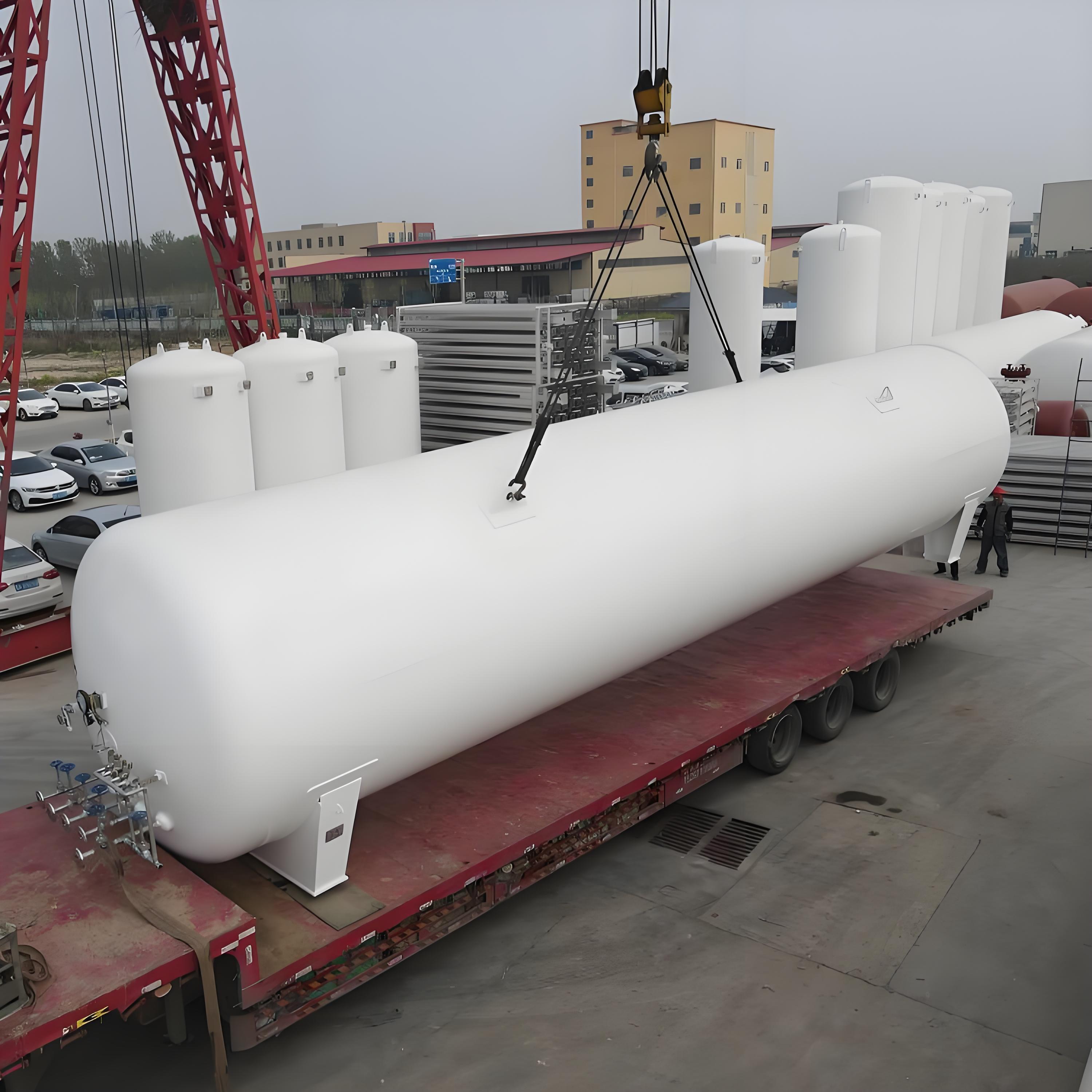 Vertical 5 M3-300 M3 Cryogenic Transport Tank For Liquefied Natural Gas LNG